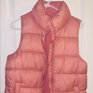 Pretty in pink bubble vest
